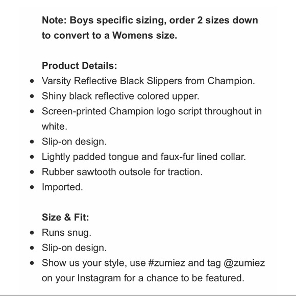 Champion Varsity Reflective Slippers 7big kid - Picture 6 of 7